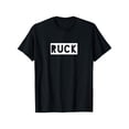 thumbnail image 1 of Local Ruck Rugby T Shirt for Men& Women 100% Cotton 180gsm Casual Sporty Tee with Bold RUCK Chest Print, 1 of 5