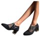 thumbnail image 2 of NECHOLOGY Botas Mujer Adulto Femenino Zapatos Botines mujer Botas a la , zapatos con cremallera transpirable de diamante , tacones de tul para mujer, botas Retro gruesas para mujer (Black, 7), 2 of 6