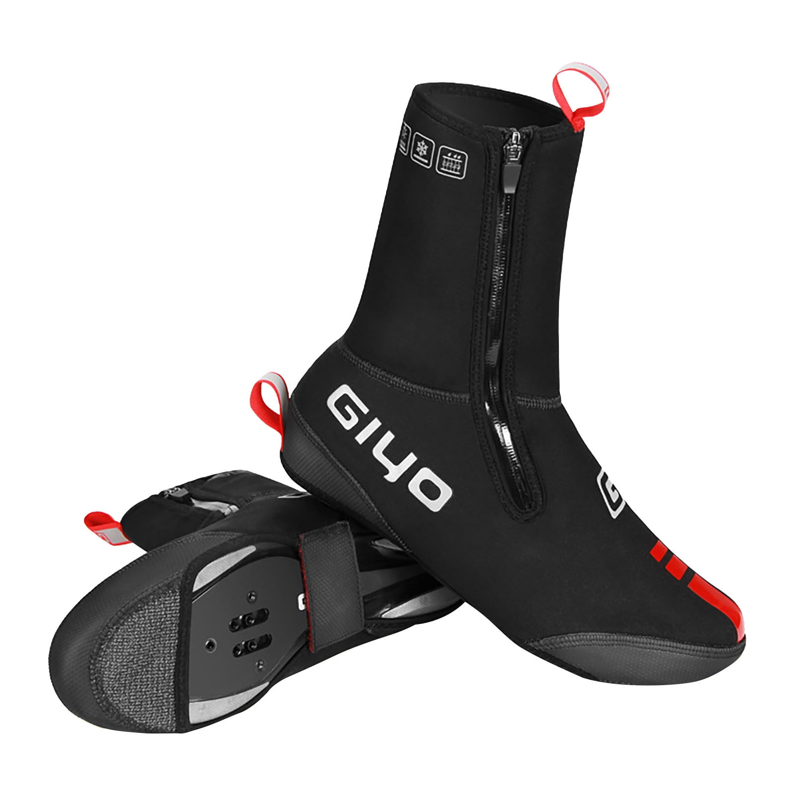 Kuluzego Outdoor Reflective Cycling Shoe Covers Waterproof Bicycle Bike