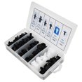 thumbnail image 1 of 100pcs Auto Fastener Clip Car Fender fastener set; Push Retainer Pin Rivet Bumper for Door Trim Panel Retainer, Box Package, 1 of 9