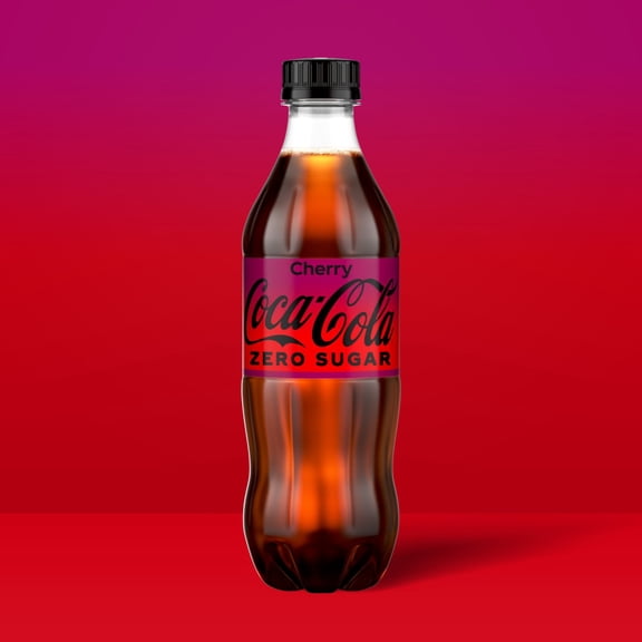 Coca-Cola Zero Sugar Cherry Soda Bottles 6 CT / 16.9 fl oz - Pack of 1