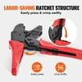 thumbnail image 3 of KFFKFF Crimping Tool Terminal Ratcheting Crimper, suitable for AWG22-10 cables, with Heat Shrink/Insulated functionality., 3 of 9
