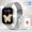 Silvery, variant on 1.83" HD Smartwatch: Full Touch Screen, Wireless Call, Fitness Tracker, Weather & Notifications for Android/iPhone, Unisex Holiday Gift
