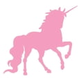 thumbnail image 2 of Light Pink Prancing Unicorn Wall Decal by Wallmonkeys Peel and Stick Graphic (12 in W x 11 in H) WM112530, 2 of 4