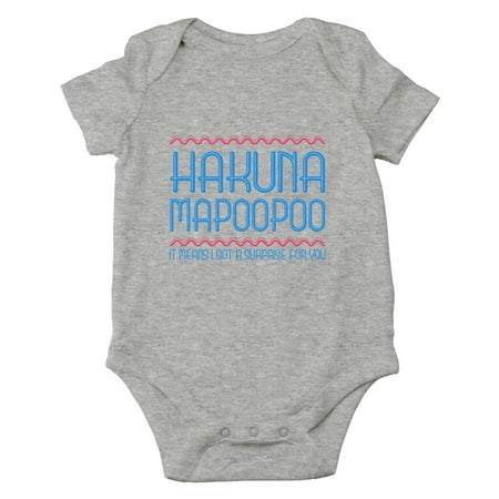 

Hakuna Mapoopoo - Movie Parody and Funny Translation - Cute One-Piece Infant Baby Bodysuit