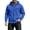 Blue, variant on UVEASISHA Mens Zipper Hoodies Oversized Casual Hooded Sweatshirt Jacket Drop Shoulder Long Sleeve Lightweight Athletic Jackets Loose Fit Workout Clothes Army Green L
