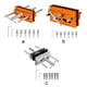 thumbnail image 4 of Scienceny Conjunto de juntas de localizador de carpintería de ancho ajustable para crear diferentes tipos de juntas de pasador Artesanía Corto naranja, 4 of 6