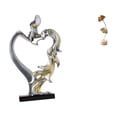 thumbnail image 1 of Estatua de pareja,Figura de pareja besándose,regalo de boda moderno,Escultura de hojas,Estatua de hoja de metal Escultura de hoja Decoración del hogar,Figura de hoja artística con, 1 of 8