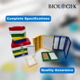 thumbnail image 7 of Microscope Slide Storage Box, 25-Place Plastic Microscope Slide Holder with Foam Liner for 25mm × 75mm Microslide, Assorted Colors, Pack of 5, 7 of 7