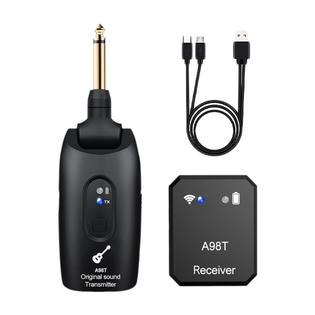 en el de de oído transmisor de audio receptor multifuncional negro ligero compacto recargable 6,35mm enchufe
