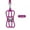 Purple, variant on Janrevotw Universal Mobile Phone Lanyard Case For Around The Neck With Finger Ring Holder Mount For 4-6.5 Inch Phones