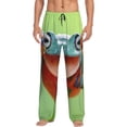 thumbnail image 2 of Lsque Flying Frog On Branch Print Men's Pajama Pants, Lounge Pant - Comfortable Home Wear,Elastic Waistband, Stylish Design-XX-Large, 2 of 9
