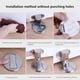 thumbnail image 4 of Tope de puerta magnético innovador, diseño invisible, acero inoxidable resistente, fuerte retención magnética para varios tipos de puertas, impermeable, reutilizable, orificios para tornillos, 4 of 5