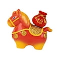 thumbnail image 3 of Adornos de caballo para Año Nuevo 2026, adornos para coche, estatua de caballo, escultura, lindo zodíaco estilo D, 3 of 9