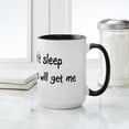 thumbnail image 4 of CafePress - Can't Sleep Gophers Will Get Large Mug - 15 oz Ceramic Large White Novelty Mug, 4 of 4