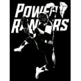thumbnail image 2 of Men's Power Rangers Black Ranger Jump Kick  Graphic Tee Black X Large, 2 of 5
