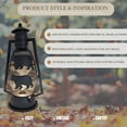 thumbnail image 2 of Rustic Electric Metal Bear Electric Lantern Night Light Cabin Lodge Decor Gift, 2 of 8