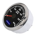 thumbnail image 4 of Riousery 85mm / 3.35 inches Car Tachometer Gauge, Low Power Dissipation Red Pointer Universal for Automobiles Boats, 9-32V DC Waterproof Tacho Meter, Black, 4 of 9