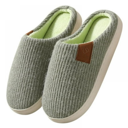 

Unisex Men s and Women s House Slippers Indoor Cotton Slippers Non-Slip House Slippers Interior Warm Plush Slippers Autumn Winter