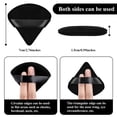 thumbnail image 5 of 12 Pieces Powder Puff Face Triangle Makeup Puff for Loose Powder Soft Body Cosmetic Foundation Sponge Mineral Powder Wet Dry Makeup Tool(Black,Small), 5 of 5