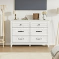 thumbnail image 3 of Luku Chic 6-Drawer Wooden Dresser, 47" Wide Storage Cabinet, 3 of 7