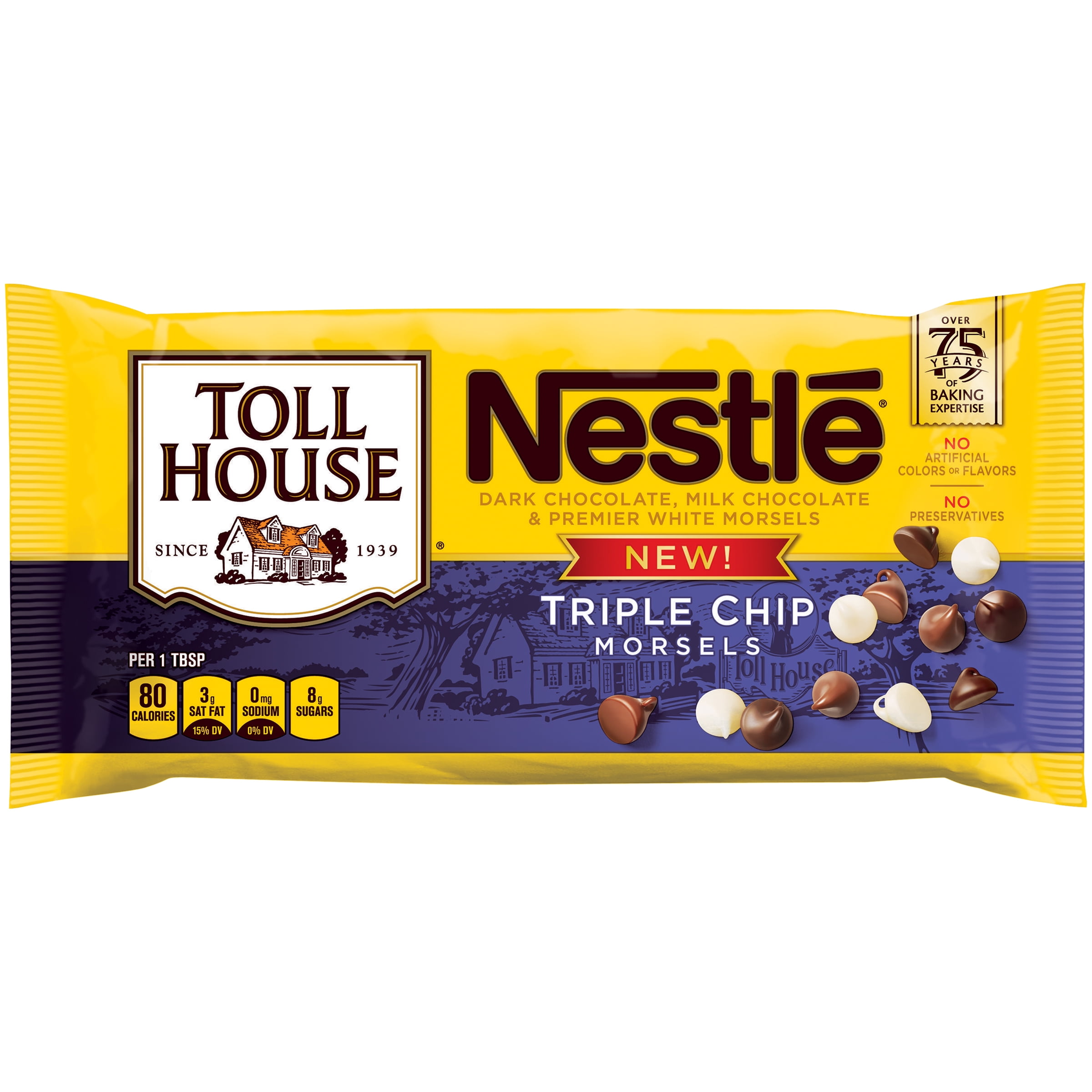 NESTLE TOLL HOUSE Triple Chip Morsels
