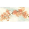 thumbnail image 2 of Paschke, Chris 14x9 White Modern Wood Framed Museum Art Print Titled - Peach Blossom II, 2 of 4