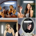 thumbnail image 4 of Vanity Lights for Mirror Wireless Makeup Light, Adjustable Color Brightness & Angle Lighting, Rechargeable Touch LED 3 Colors, Stick on for Bathroom, 4 of 7