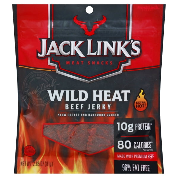 Jack Links Beef Jerky, Wild Heat, 2.85oz
