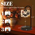 thumbnail image 3 of Candle Warmer Lamp with Timer, Rooster Among Sunflowers Butterfly Vintage Botanical Non-slip Wireless Remote Control Wax Melts Warmer with 4 Bulbs for Home Office Dorm, Birthday Gifts for Women, 3 of 7