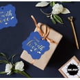 thumbnail image 6 of Inkdotpot Pack Of 50 Made With Love Wedding Paper Tags DIY Craft Bracket Shape Real Gold Foil Hang Tags, 6 of 7