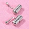 thumbnail image 3 of 2x Joyería Vibratoria Ombligo Anillo para Ombligo Anillo para Labio Y Nariz 316L 2 piezas, 3 of 8