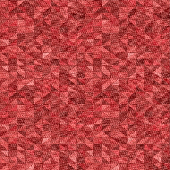 Ahgly Company Indoor Square Patterned Red Area Rugs, 8' Square