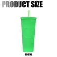 thumbnail image 2 of Taza de agua reutilizable con tapa resellable, taza de agua de plástico de 24 oz, 2 of 5