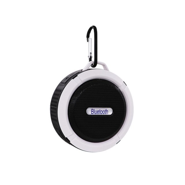 C6 Portable Mini Waterproof Stereo Loudspeaker TF Wireless Bluetooth-compatible Speaker-White