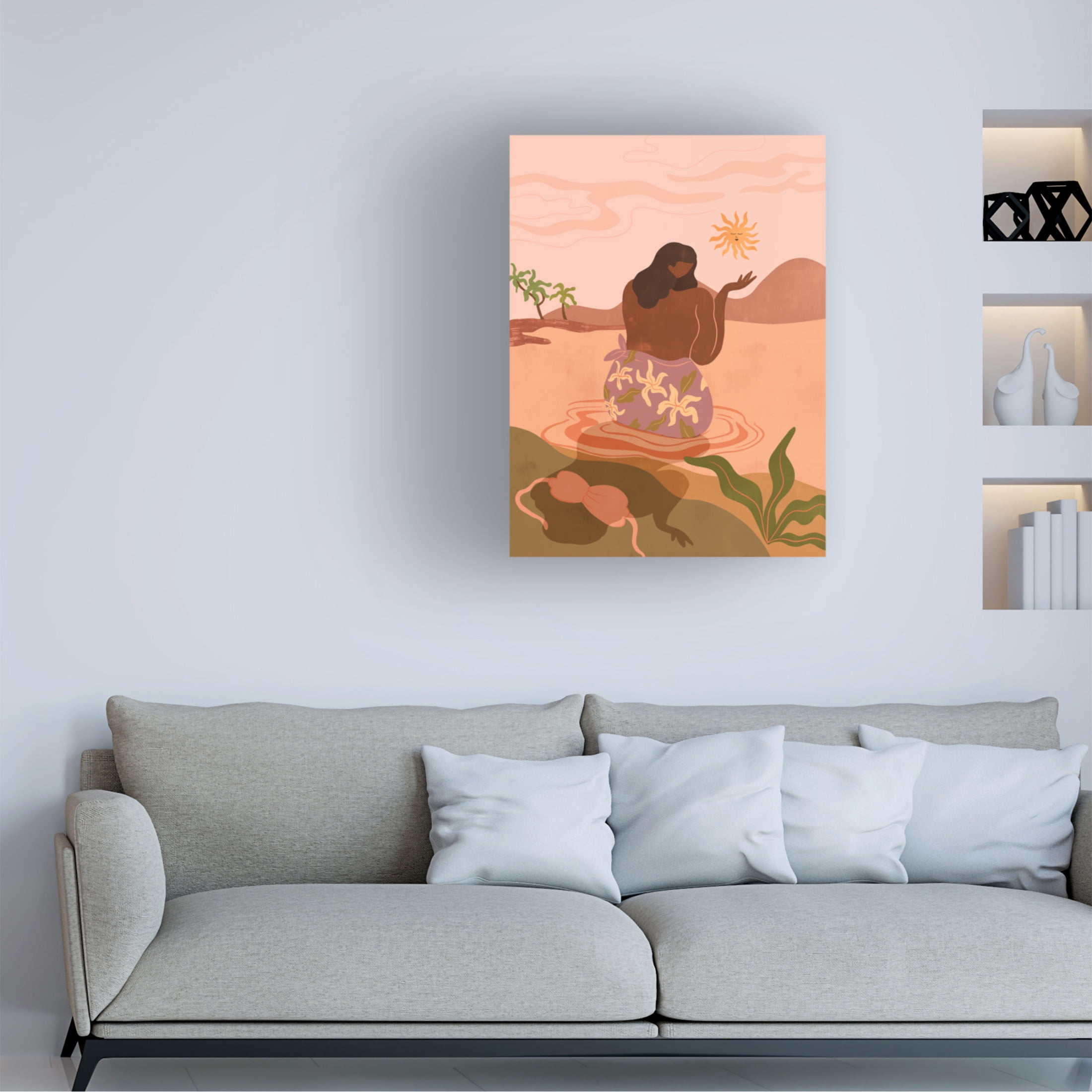Trademark Fine Art Arty Guava Sunset Canvas Wall Art