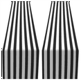 thumbnail image 1 of Nappe de Décoration de Table en Polyester à Rayures pour Dîner de Famille d'Événements Extérieurs Intérieurs(,8 Pack), 1 of 7