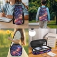 thumbnail image 3 of Yspwyqan Kids USA Flag Backpack Set for Boys Girls, 4 Piece Set with Lunch Box Water Bottle Bag, Cosmic Galaxy Starry 17 Inch Lightweight Daypack for Elementary Travel, 3 of 7