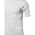 thumbnail image 2 of FashionOutfit Men's Basic Solid Various Color Crew Neck Short Sleeves Tee, 2 of 3