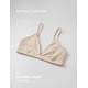 thumbnail image 3 of Bralette CRZ YOGA Softhold Sin Aros con Tirantes Ajustables Tan Talle L, 3 of 5