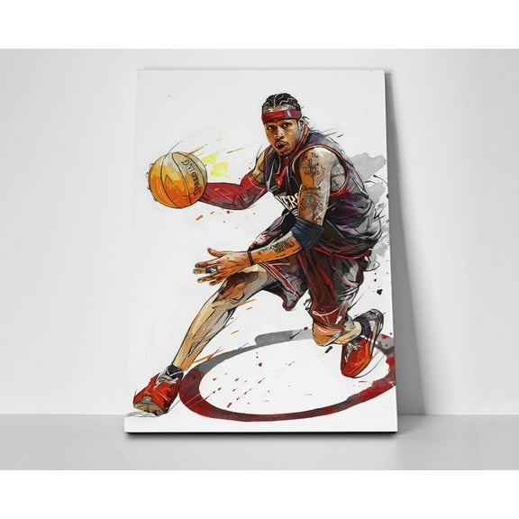 Allen Iverson Art Poster or Wrapped Canvas