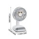thumbnail image 3 of Candy Color Mini Desktop Fan USB Rechargeable Small Fan For Office Desk Summer Coolings Fan, 3 of 6
