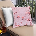 thumbnail image 1 of Ahgly Company Color Focus Pink Coussin Décoratif d'Extérieur, 18 Po X 18 Po, 1 of 6