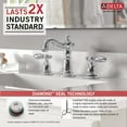 thumbnail image 5 of Delta Victorian Two Handle Widespread Bathroom Faucet, Champagne Bronze, 5 of 7