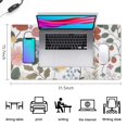 thumbnail image 5 of Long Mouse Pads for Desk,Pioneer Flower Floral Print Pattern Desk Mats on Top Of Desks, Desk Mouse Pad Extra Large with 3mm Non-Slip Base and Stitched Edge for Gaming,Office,Work,Home 31.5"x15.7", 5 of 6
