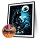 thumbnail image 1 of Cuadros Decorativos Kits de pintura de diamantes con forma especial parcial Disney Princess Silhouette (KA422) Ehuebsd embutido en tela, 1 of 1