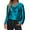 Blue, variant on Womens Satin Silk Blouses Cowl Neck Drape Ruched Front Loose Long Sleeve Tops Dressy Casual Business Work Shirts S-2XL