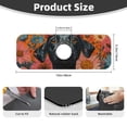 thumbnail image 2 of Pofeuu Sunflower Black Dog Print Splash Guard for Sink Faucet Sink Gadgets-Splash Guard Behind Faucet Drip Catcher for Kitchen, Bathroom,Sink Mat, 2 of 7