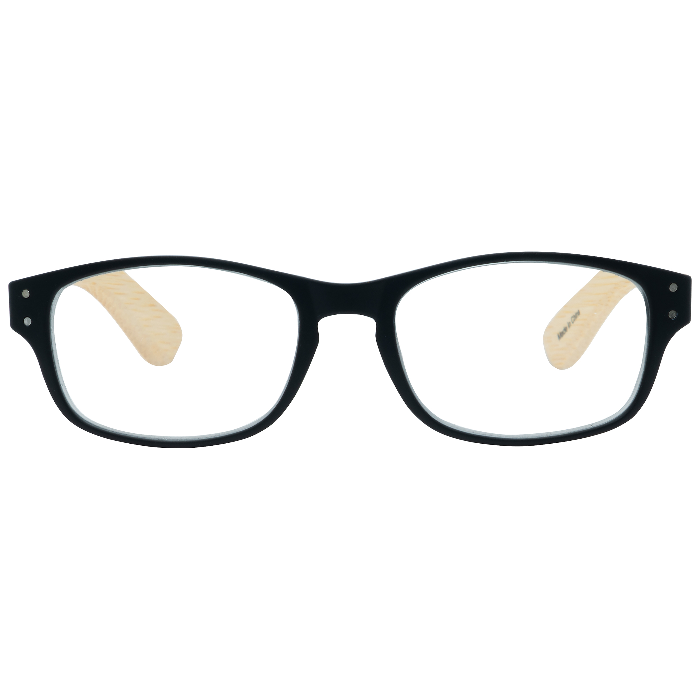Piranha Optics Evergreen Natural Earth Bamboo Reading Glasses +3.00 Diopter