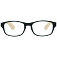 thumbnail image 3 of Piranha Optics Evergreen Natural Earth Bamboo Reading Glasses +3.00 Diopter, 3 of 7
